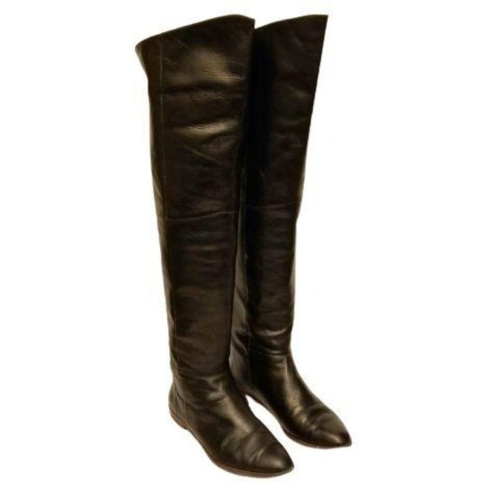 Anthropologie Candela Over The Knee Boots Leather